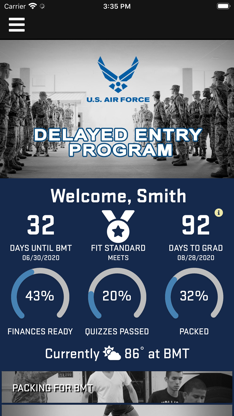 USAF Delayed Entry Program screenshot 1