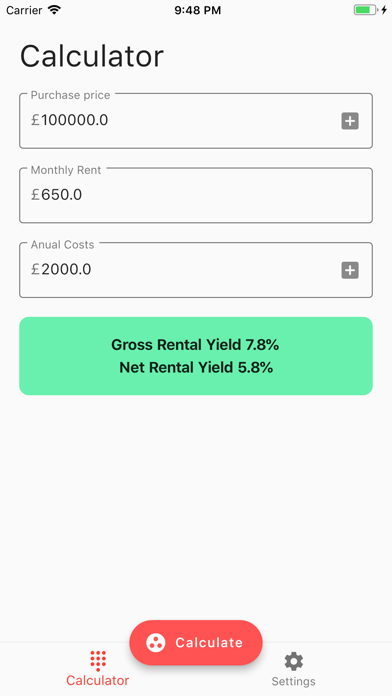 Screenshot #1 pour Property Calc