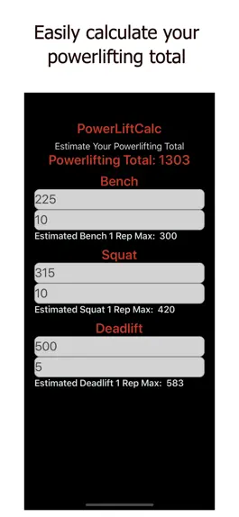 Game screenshot PowerLiftCalc mod apk