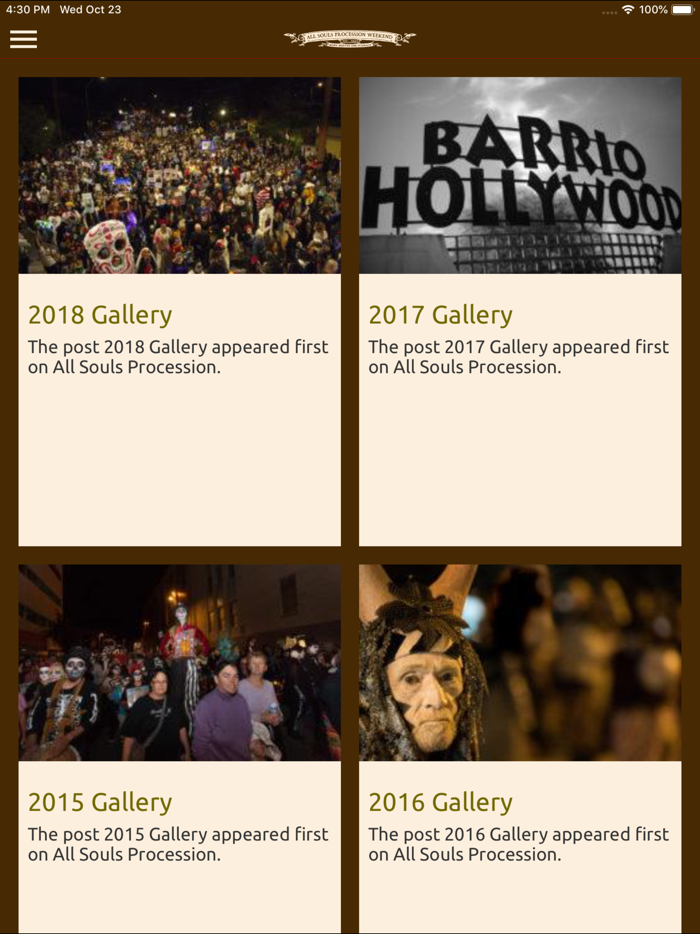 All Souls Procession App