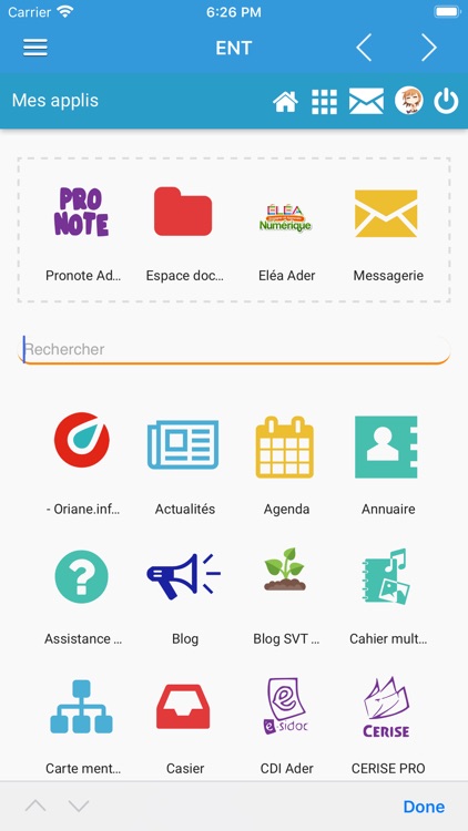 ENT Lycée IleDeFrance