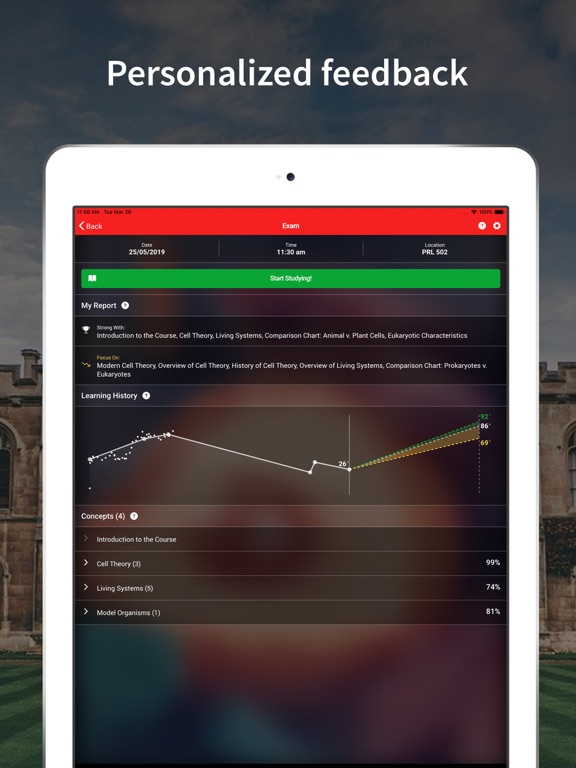 Minute School iPad screenshot 5 - Education app