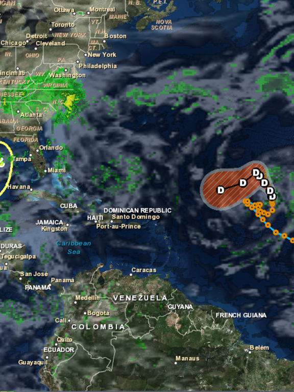 Screenshot #4 pour Pacific Hurricane Tracker