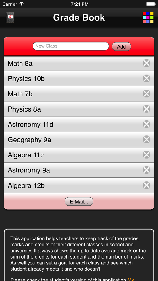 Grade Book - 1.2.2 - (iOS)