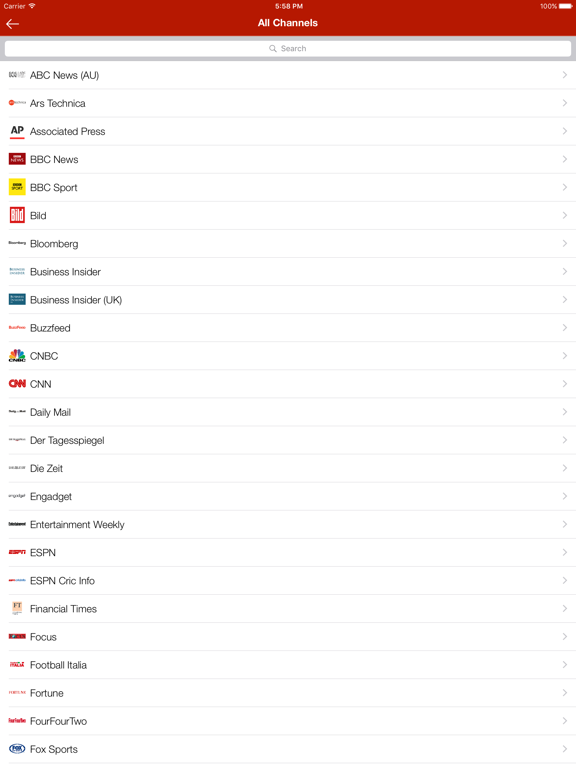 News World - Top headlines iPad screenshot 4 - News app