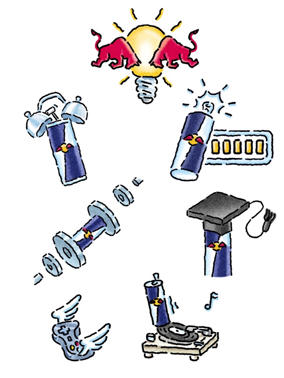 Red Bull Stickersのおすすめ画像1