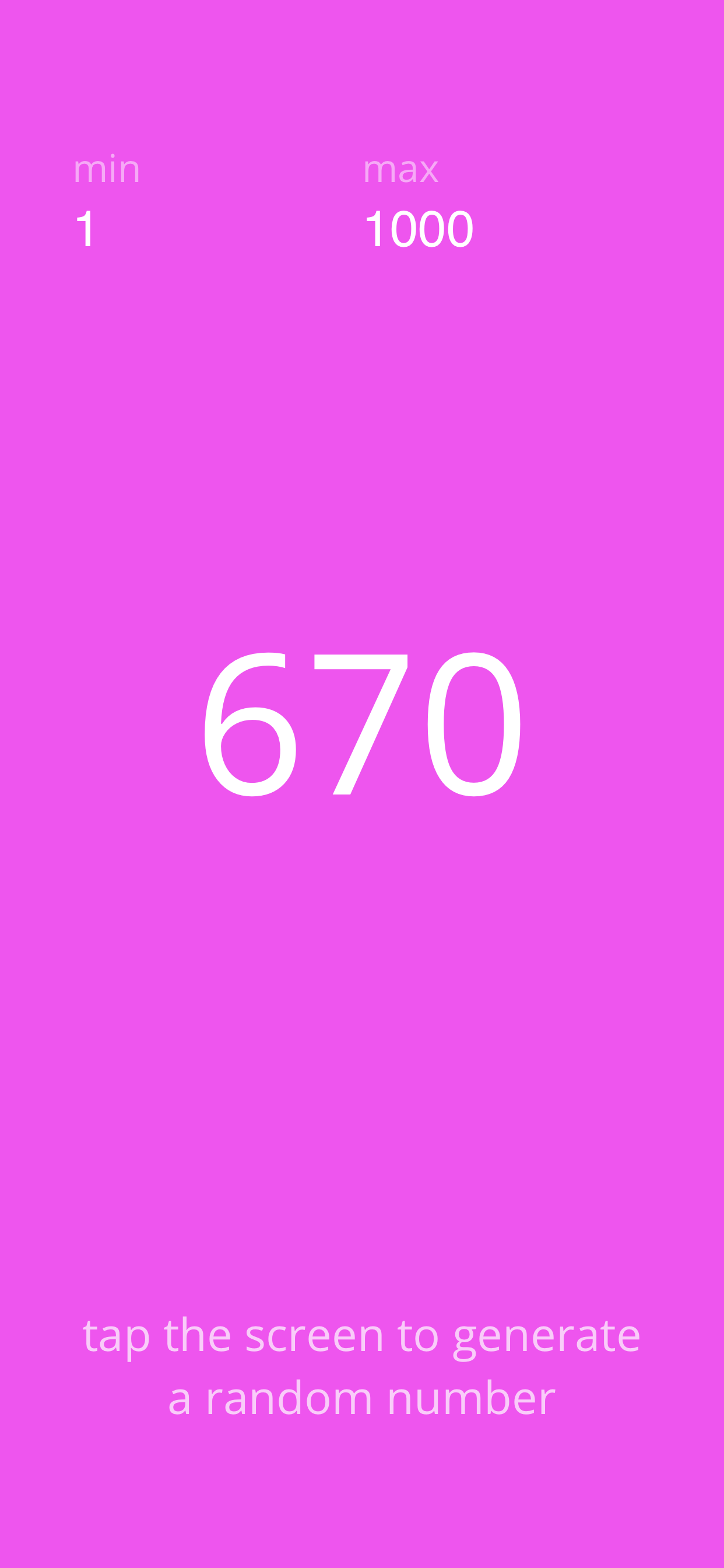 A Random Number Generator