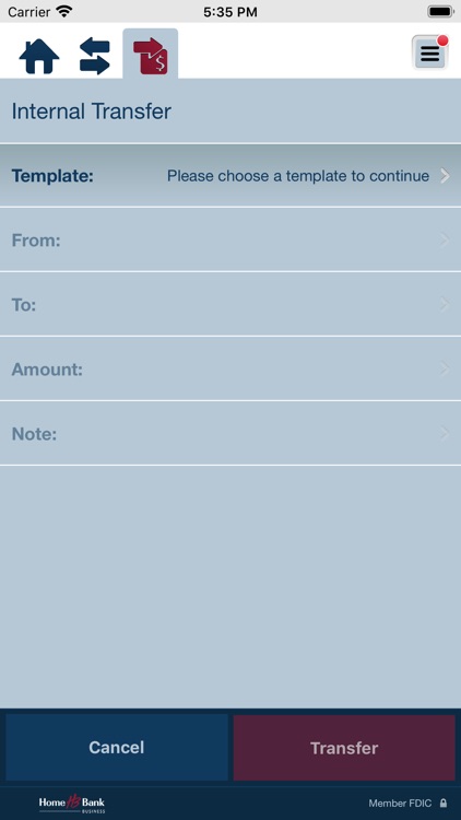 Home Bank Business Mobile screenshot-5