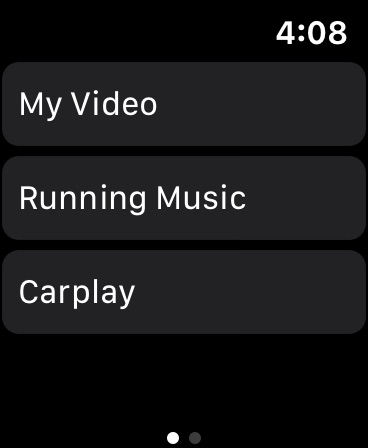 Apple Watch screenshot