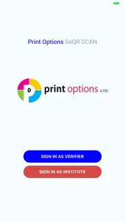 print options seqr scan iphone screenshot 1
