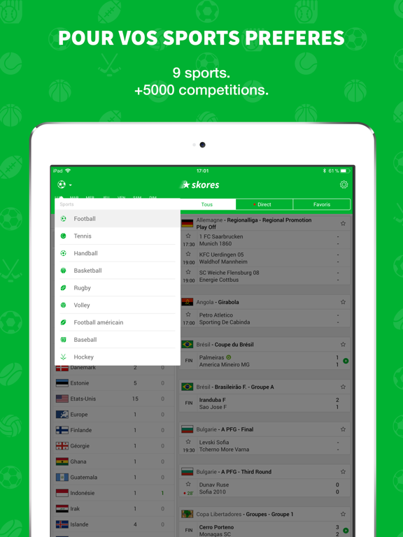Screenshot #5 pour Skores - Scores en Direct