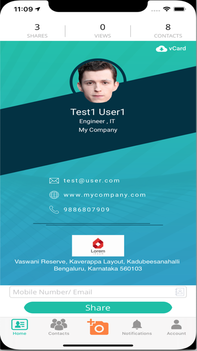 Procontact Business Cards screenshot 2