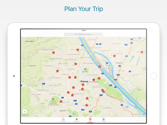 Vienna Travel Guide and Map iPad app afbeelding 1