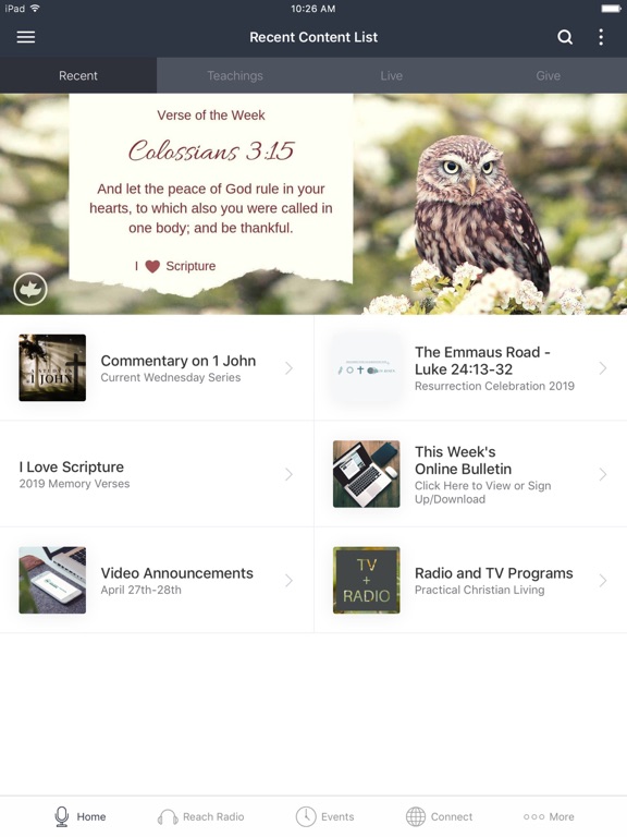 Calvary Tucson: Robert Furrow iPad screenshot 1 - Lifestyle app