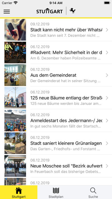 Landeshauptstadt Stuttgart Screenshot