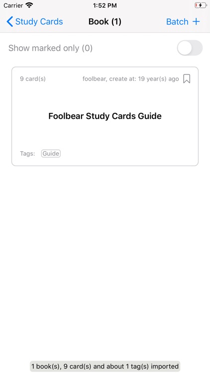 Foolbear Study Cards Plus