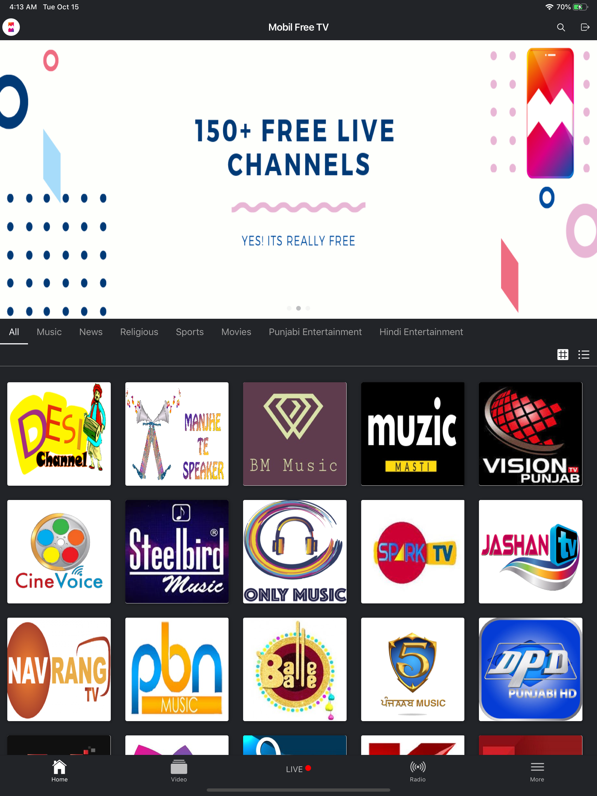 Mobil Free TV