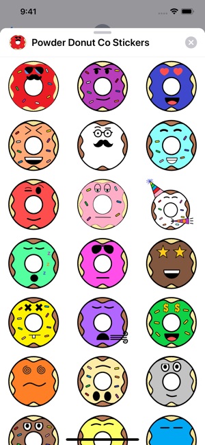 Powder Donut Co Stickers(圖1)-速報App