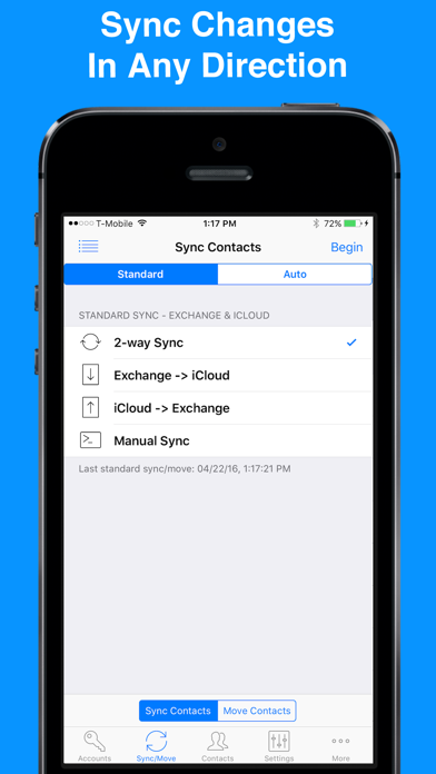 Contacts Mover Pro Screenshot