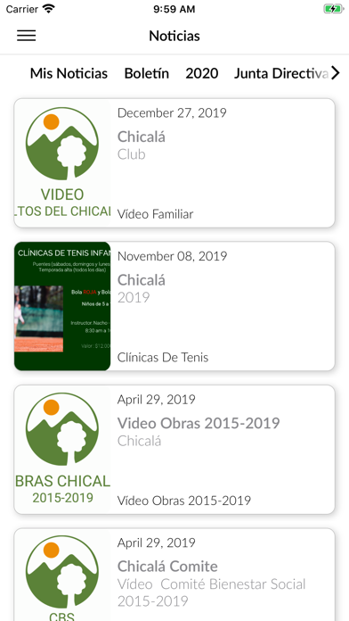 Club Campestre Altos Chicalá Screenshot