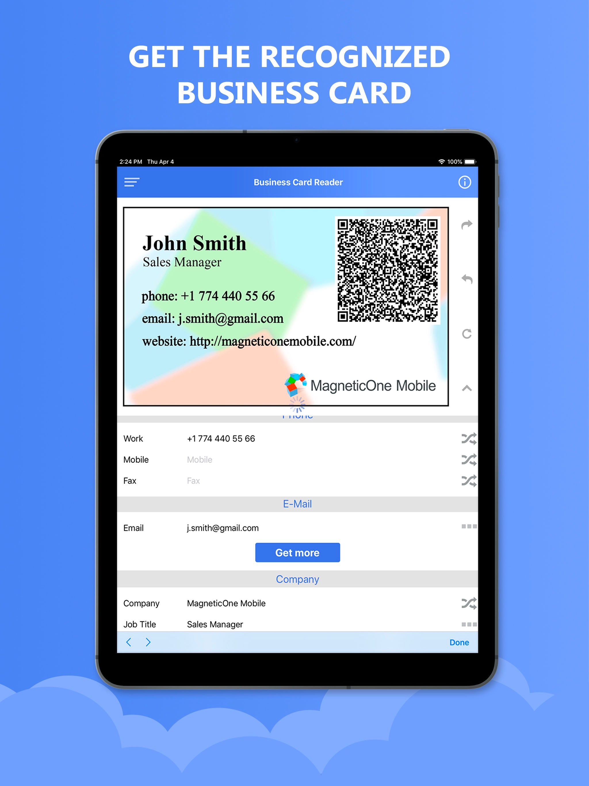 Biz Card Scanner 4 Freshsales