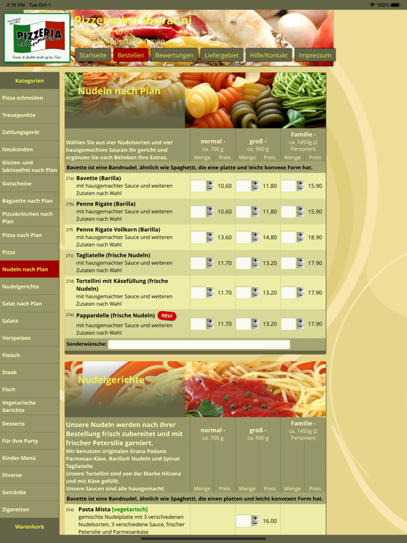 Screenshot #5 pour Pizzeria bei Giovanni