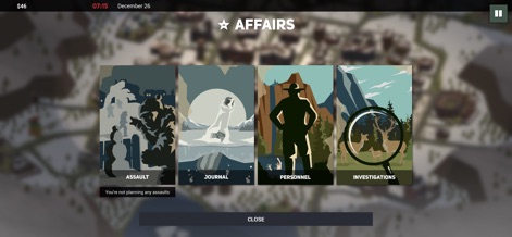 This Is the Police 2 - this-is-the-police-2-affairs-menu