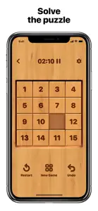 15 Puzzle: Classic Number Game screenshot #1 for iPhone