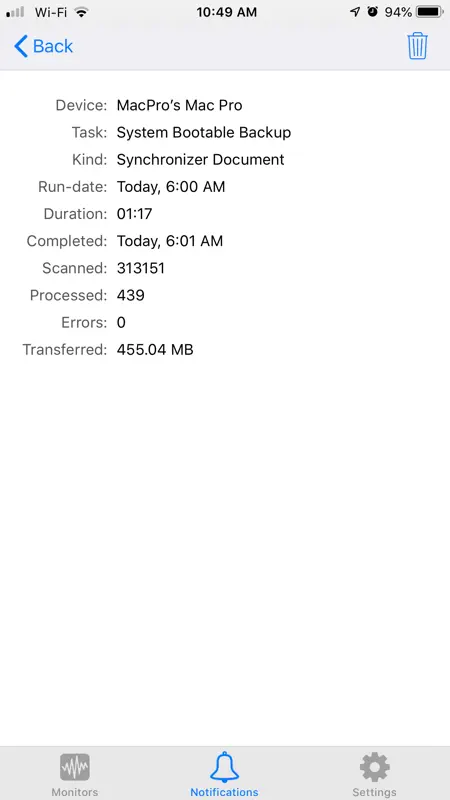 ChronoMonitor for iPhone screenshot 7 of 8