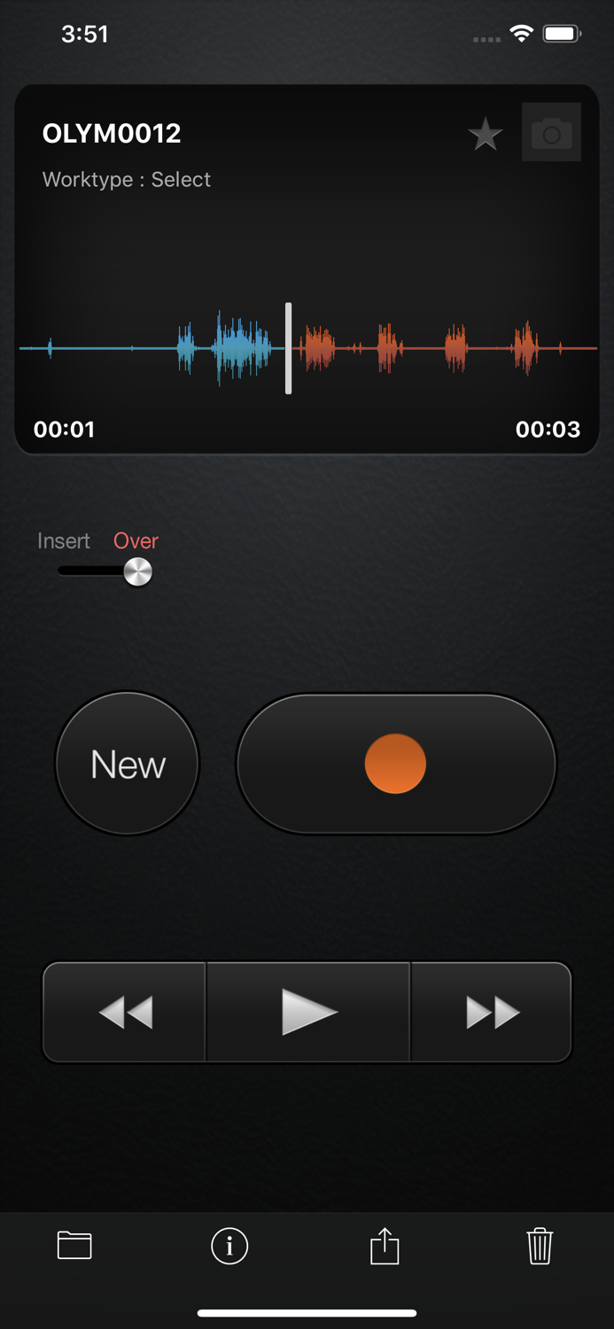 OLYMPUS Dictation for iPhone