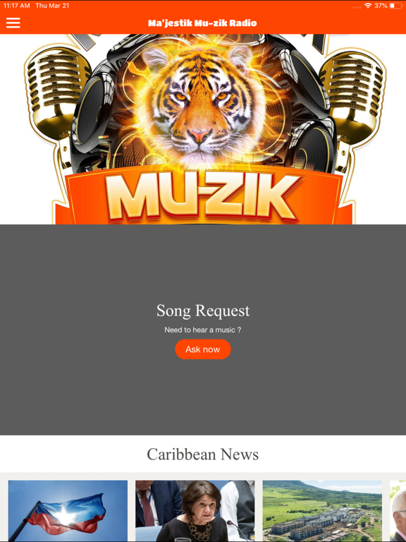 Majestik Muzik Radio iPad screenshot 1 - Music app