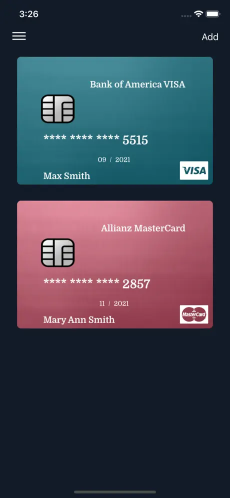Credit Card Expenses Manager