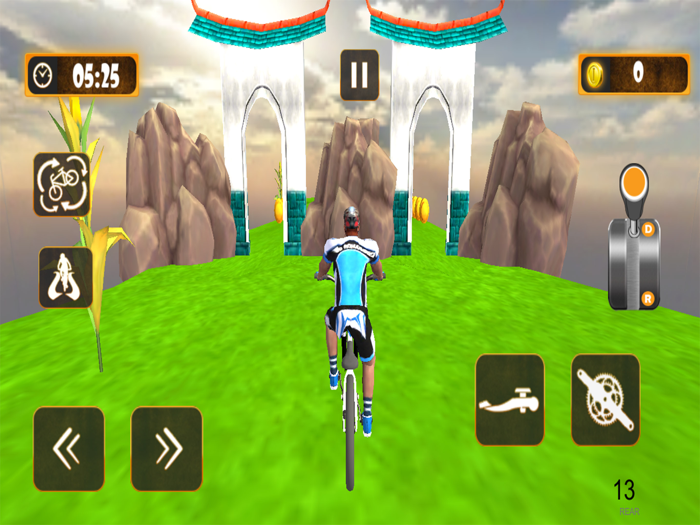 Temple Cycle Rider Mega Stunts