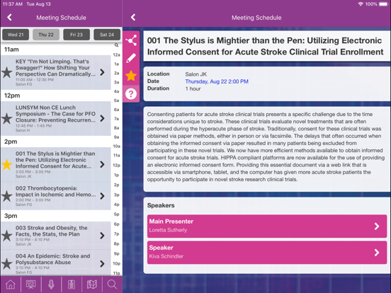 Screenshot #6 pour AANN Meetings