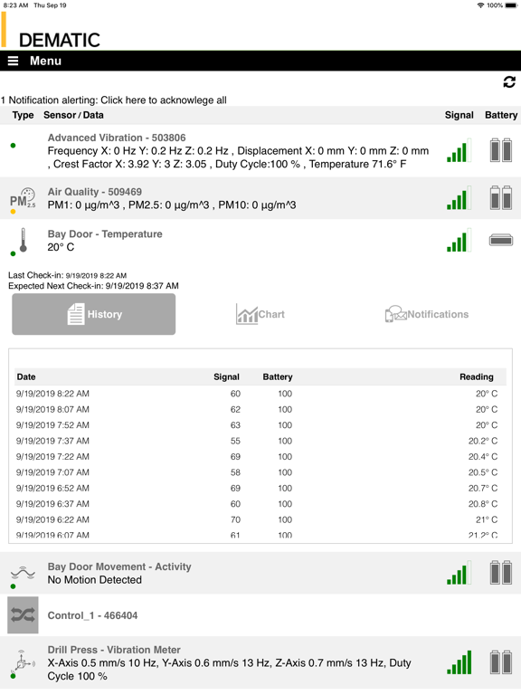 Screenshot #6 pour Dematic IoT Mobile