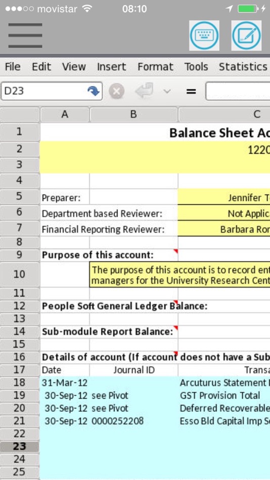 #1. XlsOpen spreadsheets editor (iOS) โดย: SSA