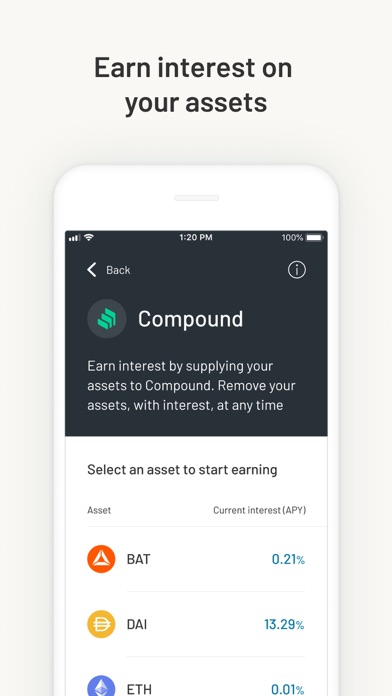 Argent – DeFi in a tap screenshot 4