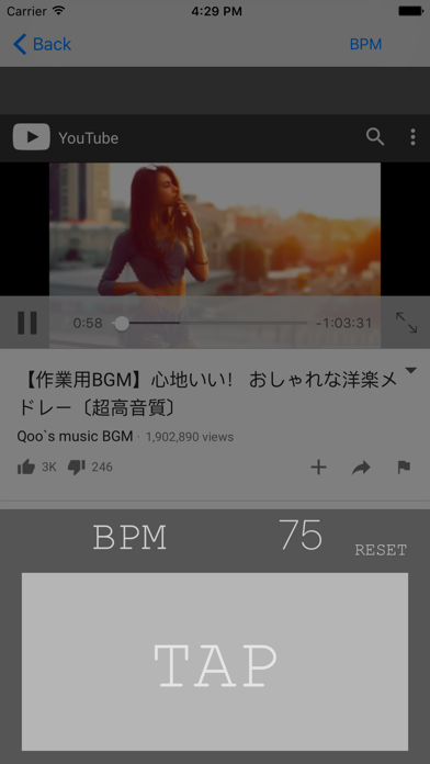 Screenshot #2 pour You can measure BPM in WebSite