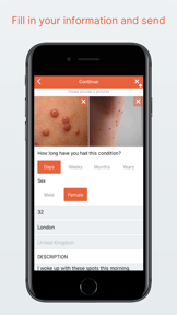 iDoc24 - Ask a dermatologist screenshot