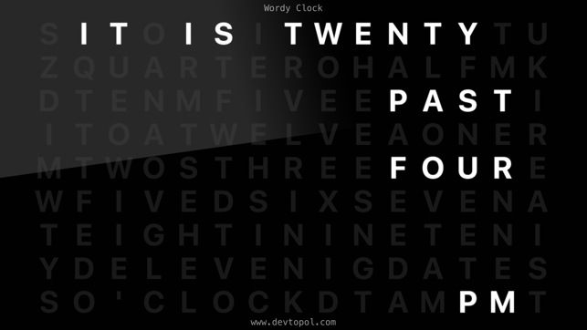 Wordy Clock