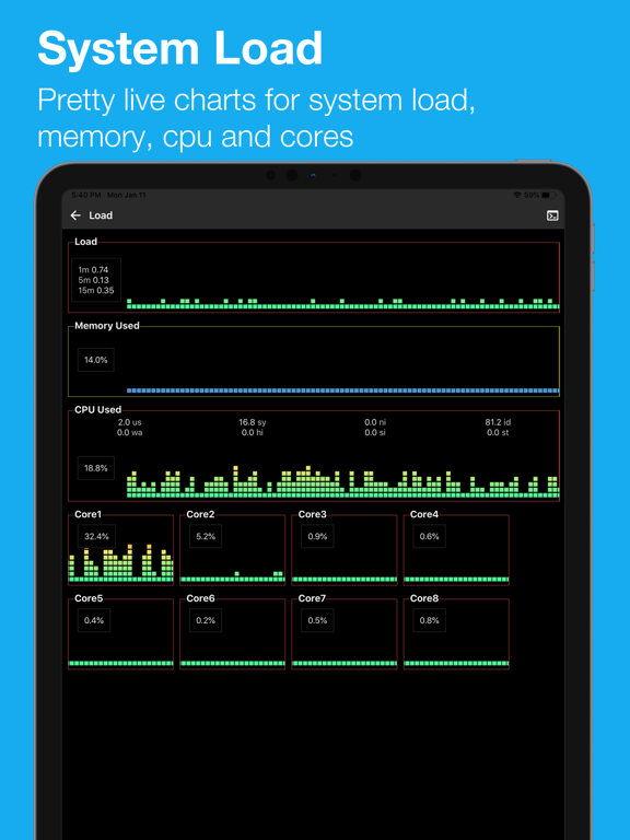 Screenshot #4 pour ServerDog Pro: Status, SSH