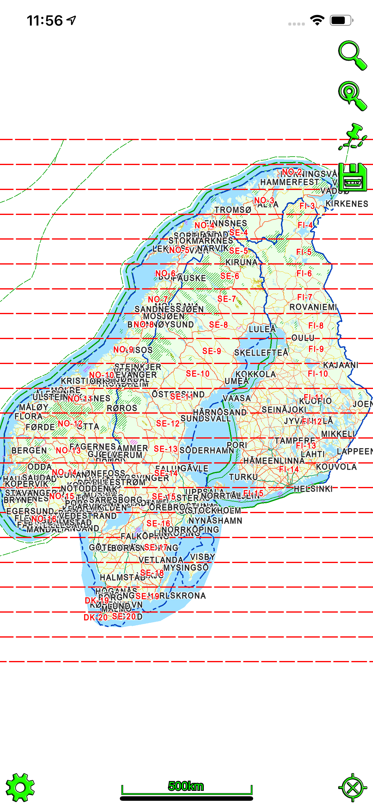 Mapitare Terrain and Sea map