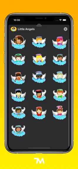 Game screenshot Little Angels Stickers hack