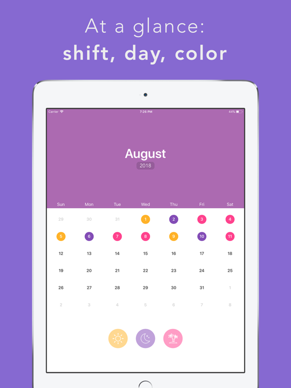 Screenshot #6 pour Shift planning - Work calendar
