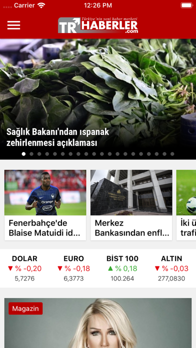 TRHABERLER - Güncel Haberler Screenshot 1 - AppWisp.com