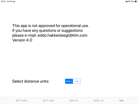 Screenshot #4 pour B777/787 Landing Distance
