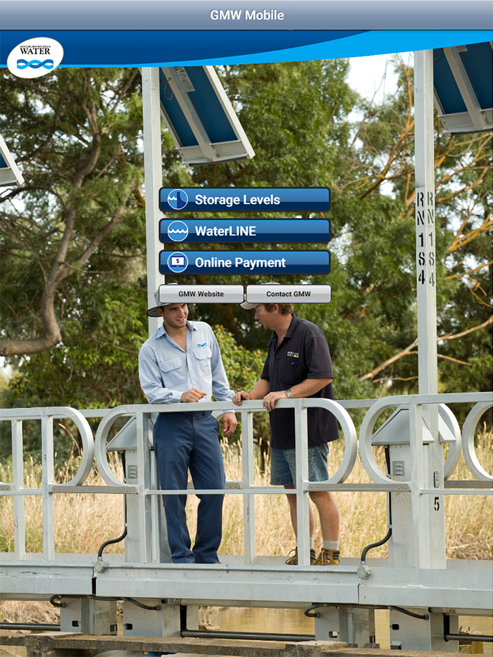 Goulburn Murray Water Mobile