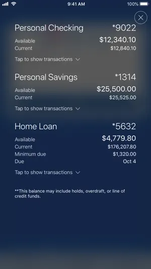 MPS Credit Union Mobile screenshot 1