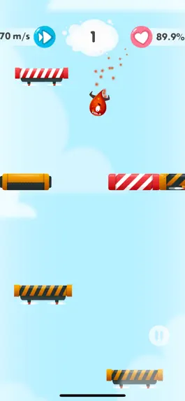Game screenshot Fly or Die: веселые капельки mod apk