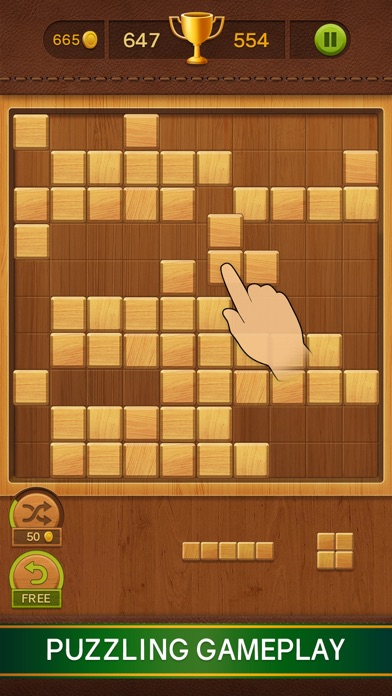 Wood Block The Puzzle Gameのおすすめ画像1